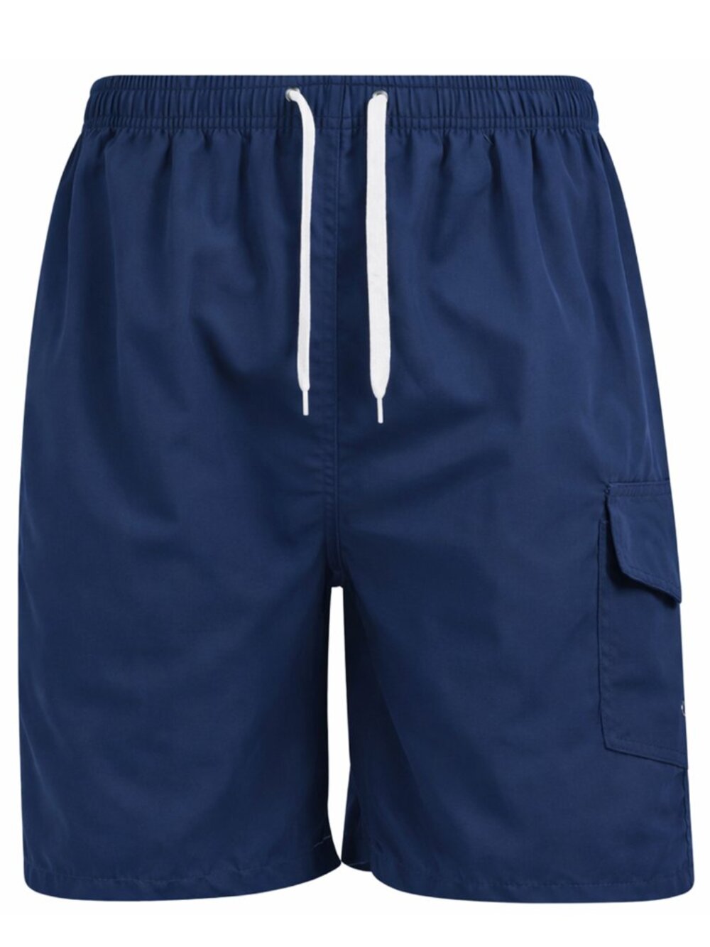 Men Swim Trunks, Men Board Shorts Cargo Pocket Bathing Suit Olive & Navy, 2-Pack - Picture 3 of 12